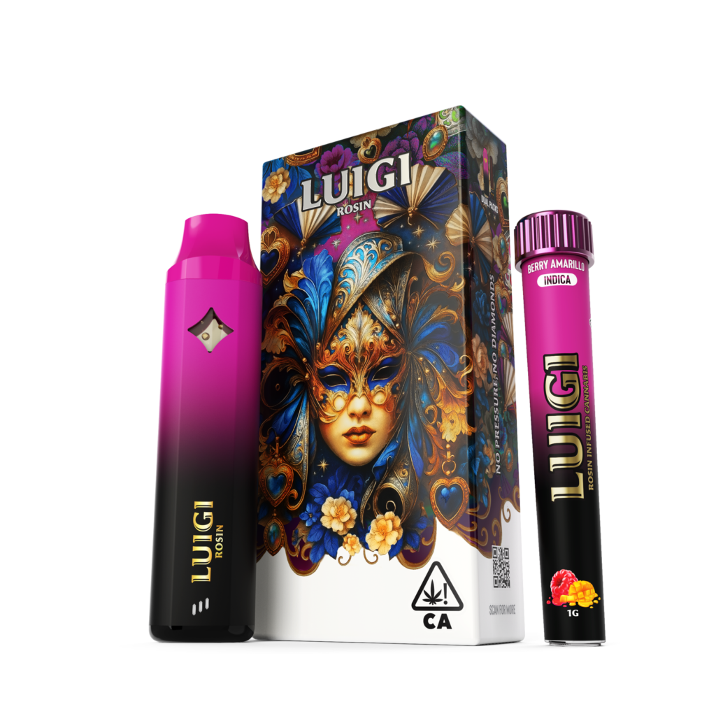 Luigi Berry Amarillo Rosin Pen box
