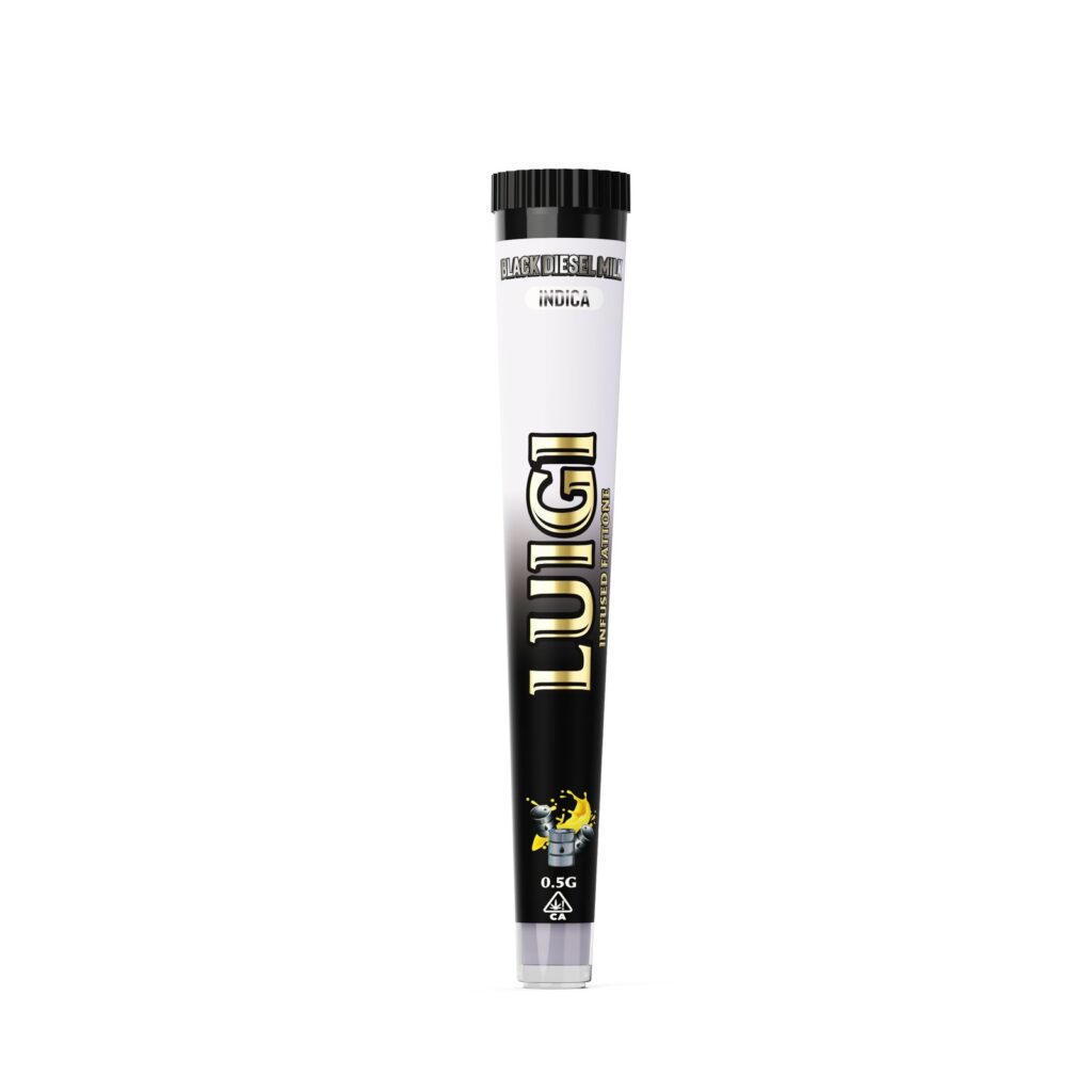 Luigi Black Diesel Milk in hand