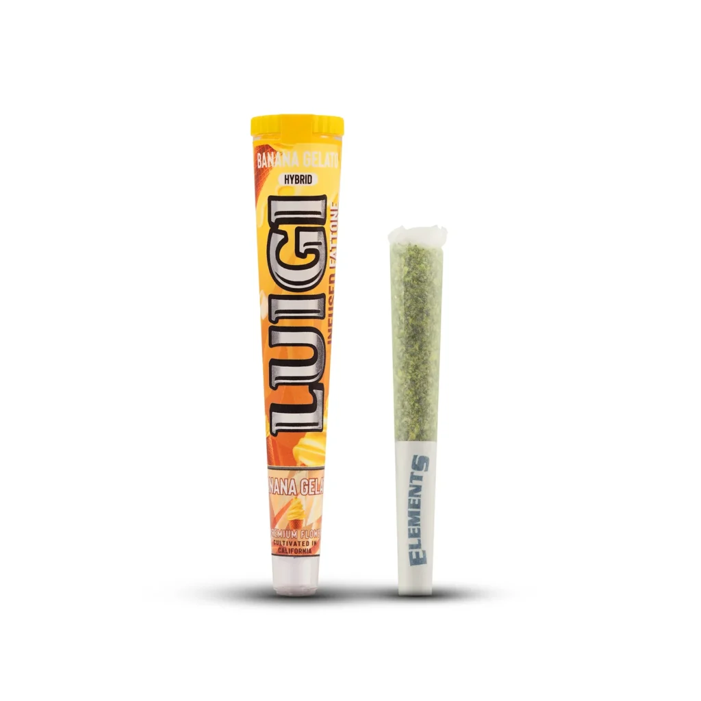 Luigi Banana Gelato Pre Roll device