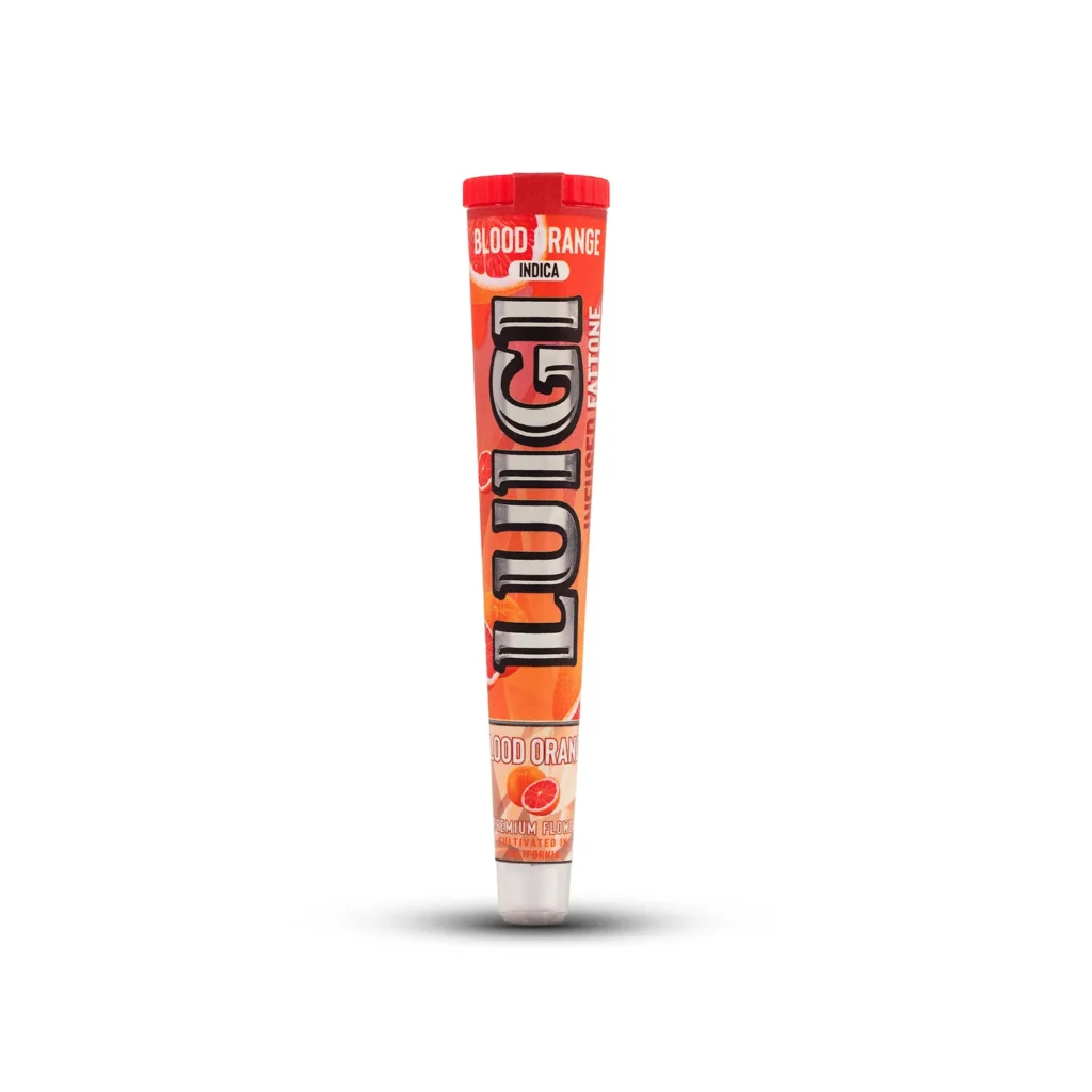Luigi Blood Orange Pre Roll box