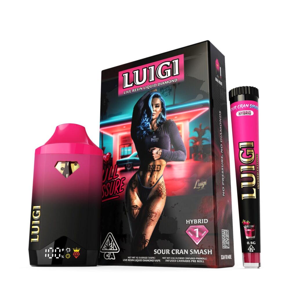 Luigi Sour Cran Smash box