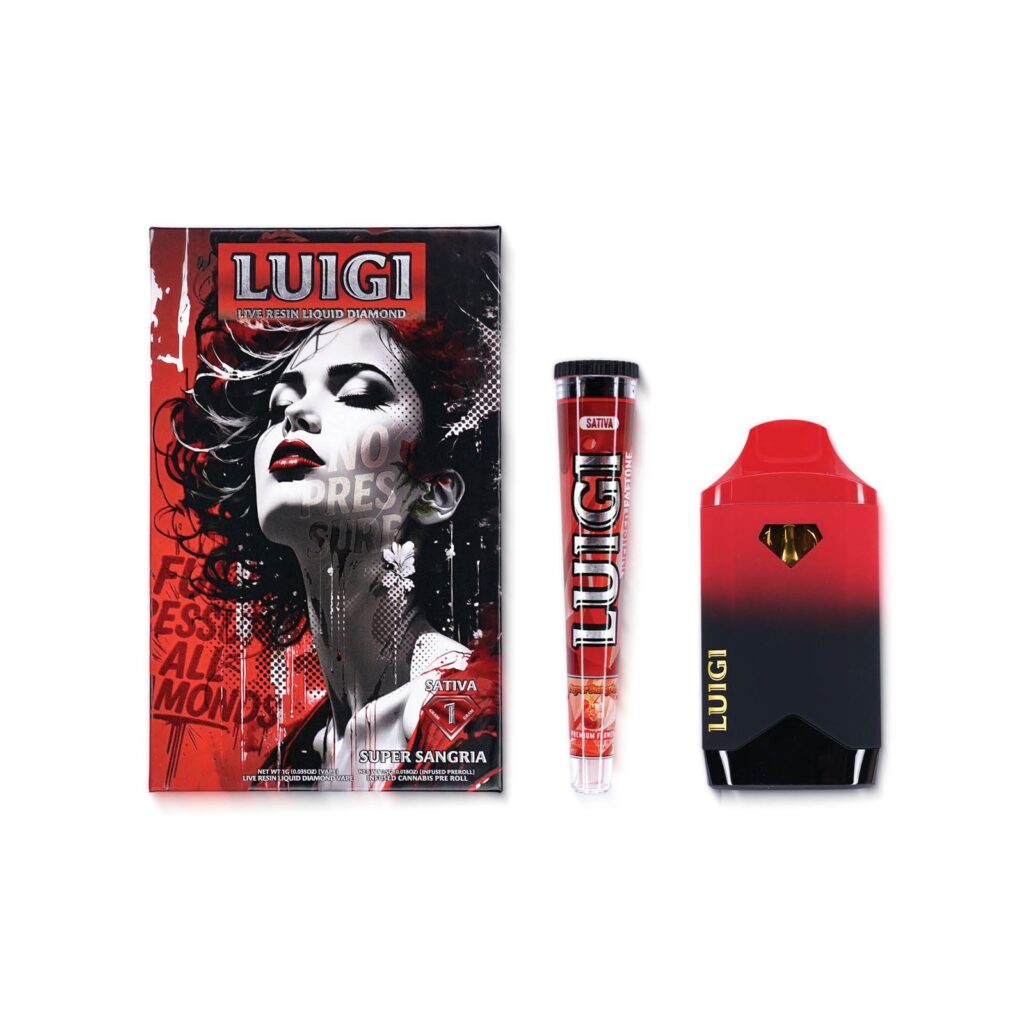 do Luigi carts come with pre rolls close up