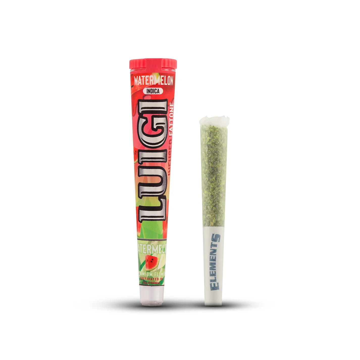 Luigi Watermelon Pre Roll with joint